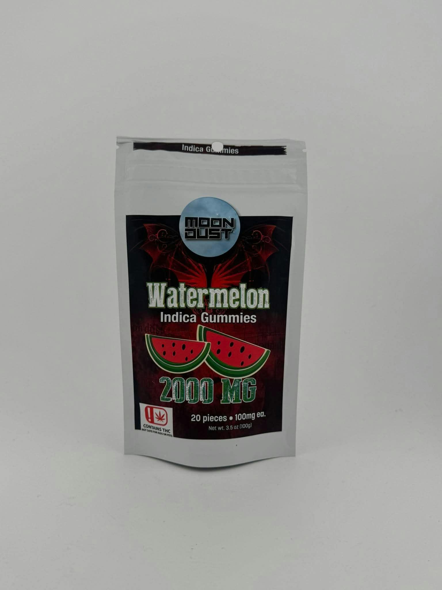 Moon Dust Distillate Gummies - 2000mg - Watermelon