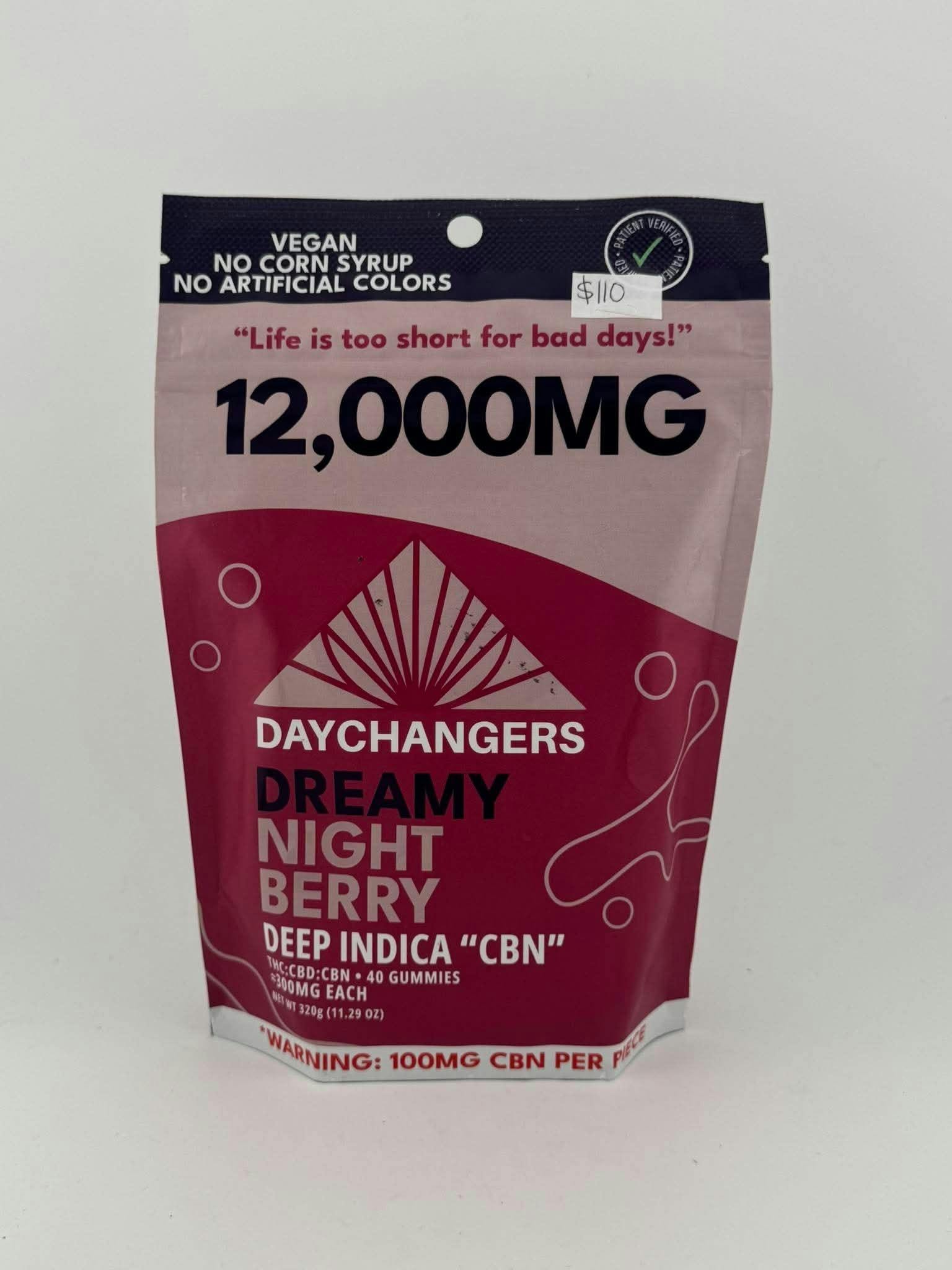 Day Changers - 12,000mg - Dreamy Night Berry - 40ct