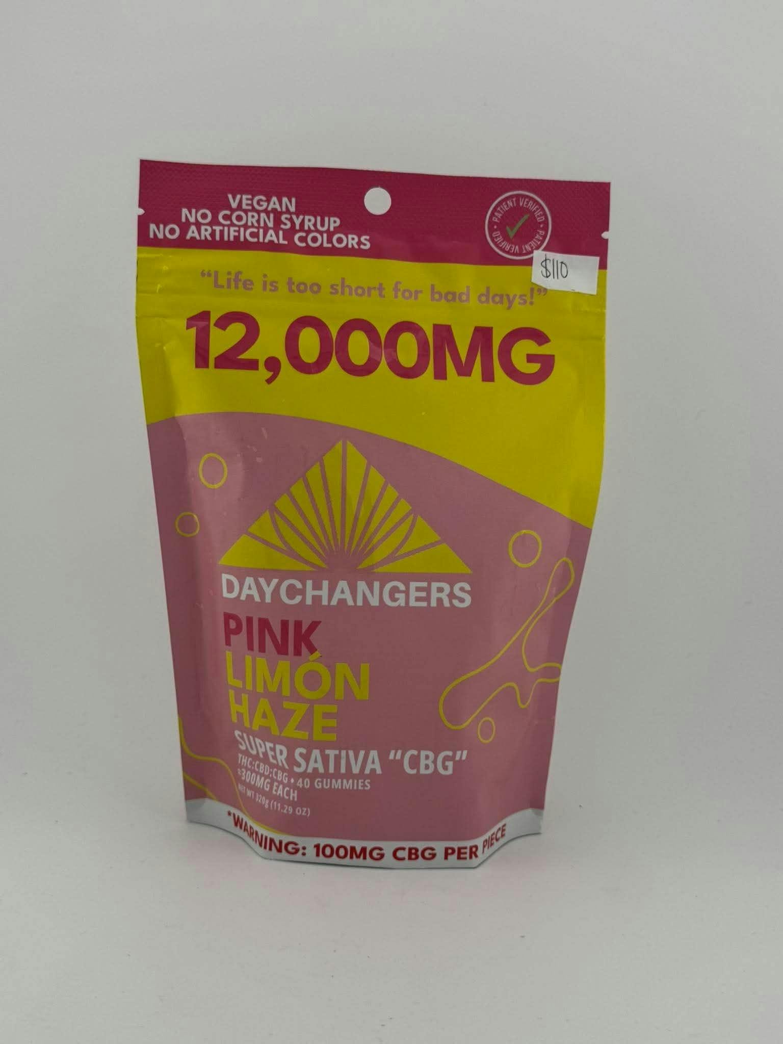 Day Changers - 12,000mg - Pink Limon Haze - 40ct