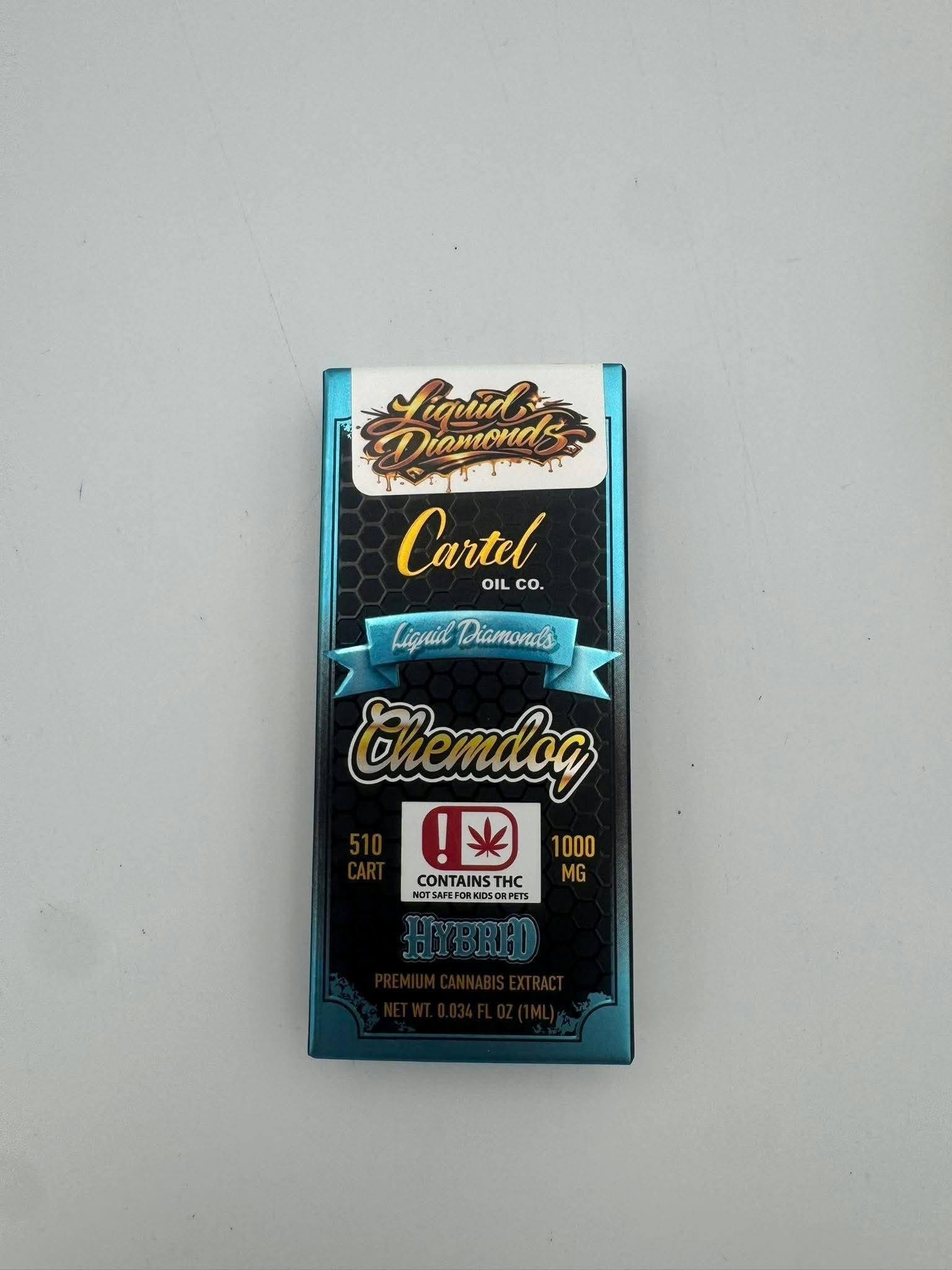 Cartel Oil Co - 1g 510 Cartridge - Liquid Diamonds - Chemdog
