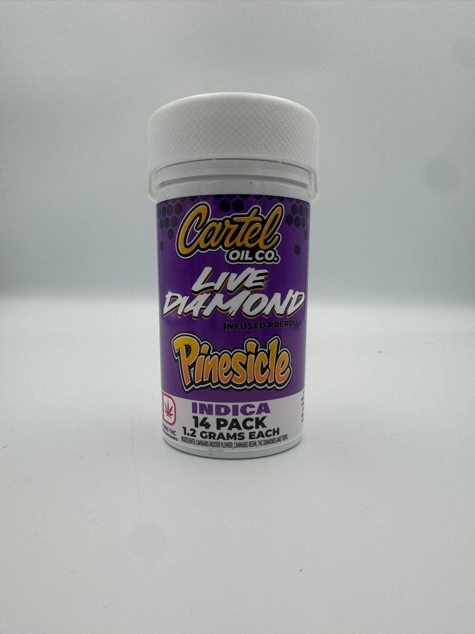 Cartel Oil Co - Diamond Infused PR Bundle 14 pk - Pinesicle - 16.8g