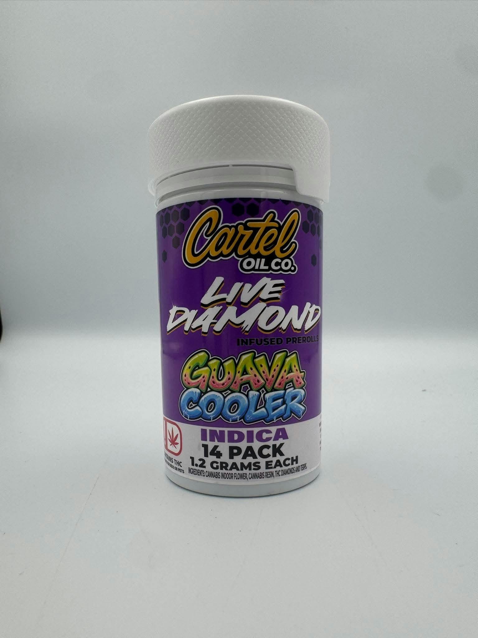 Cartel Oil Co - Diamond Infused PR Bundle 14 pk - Guava Cooler - 16.8g