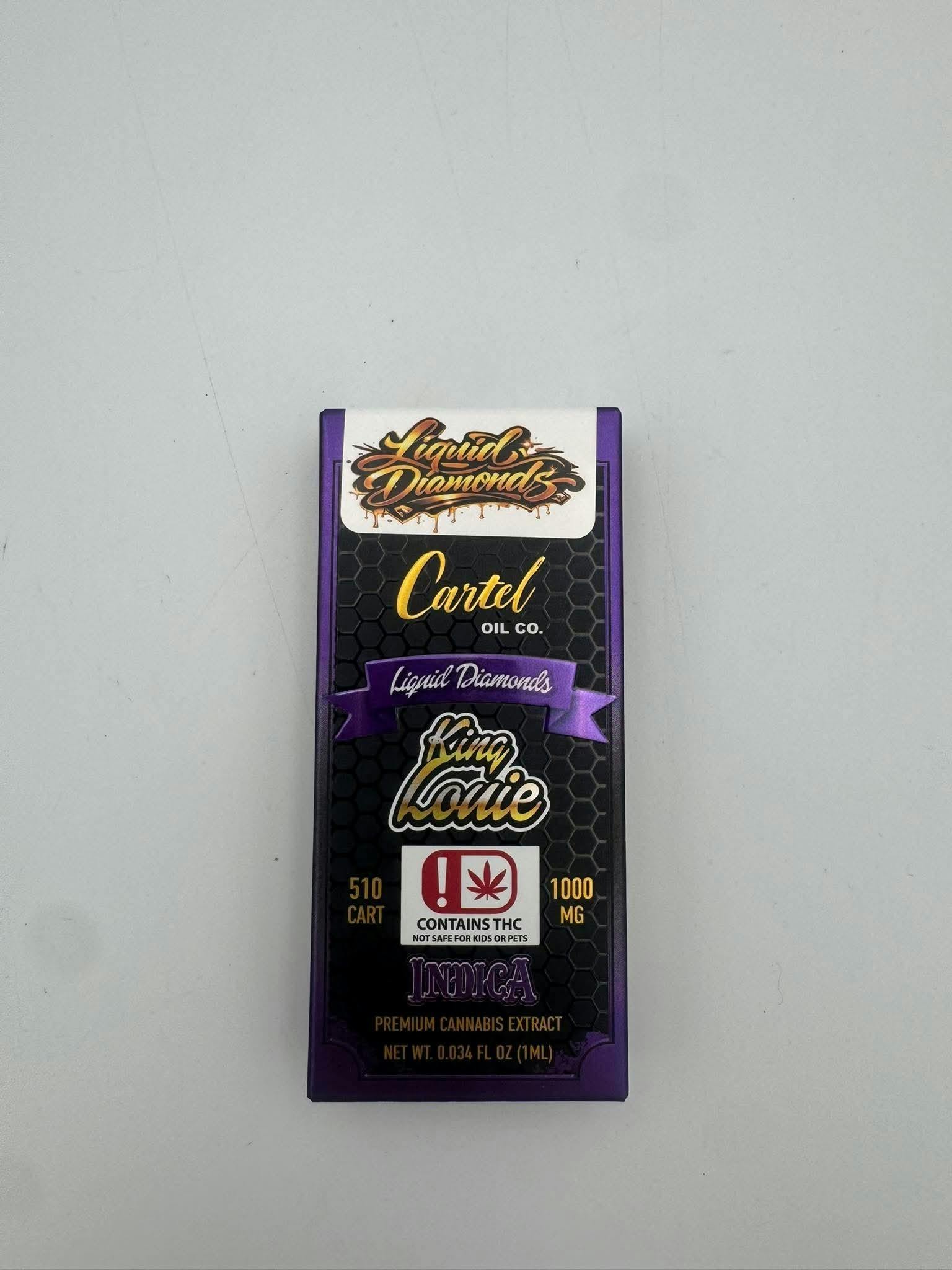Cartel Oil Co - 1g 510 Cartridge - Liquid Diamonds - King Louie