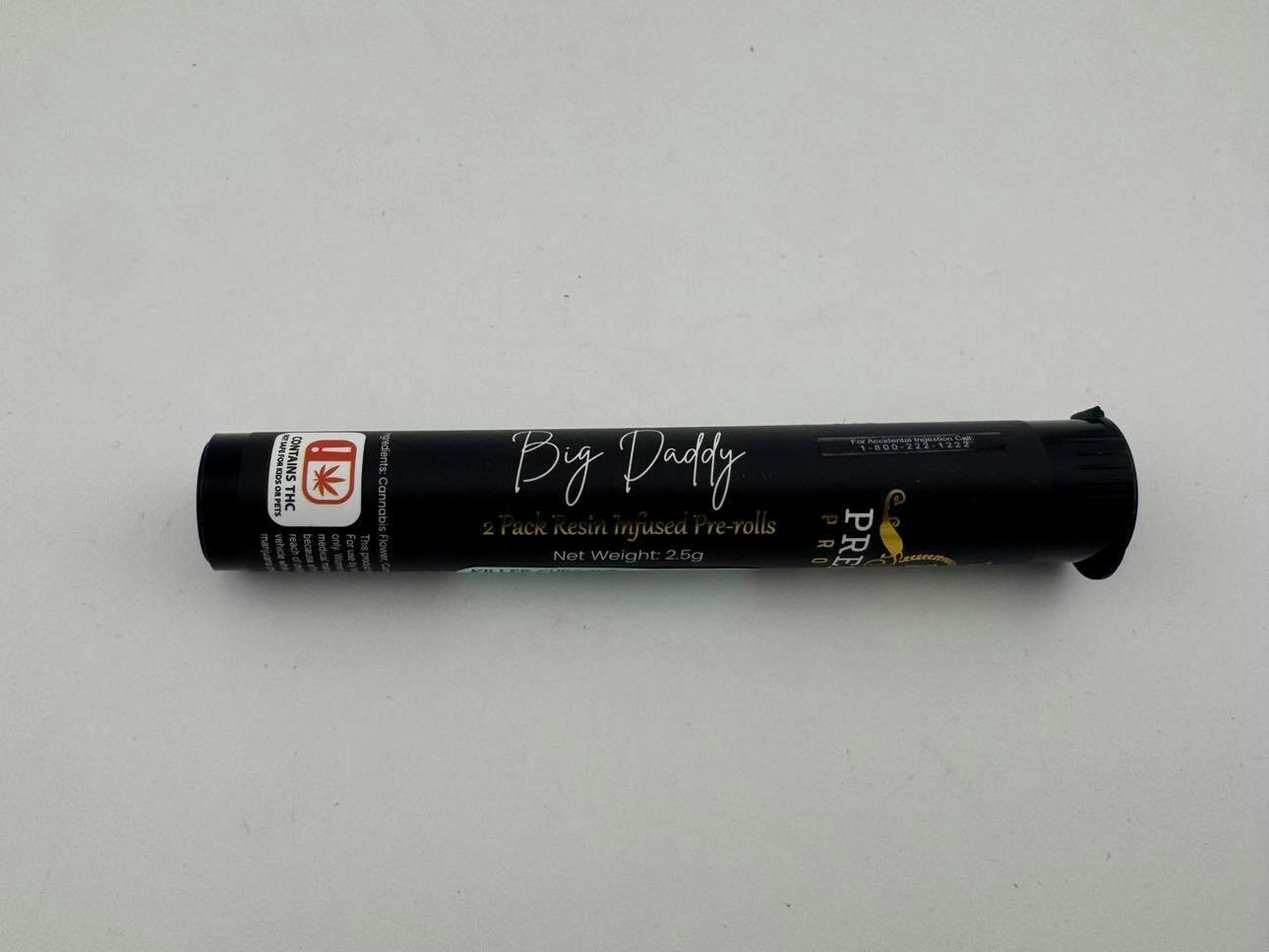 Big Daddy 2Pack Resin Infused Pre-Rolls - KILLER CUPCAKE - 2.5g