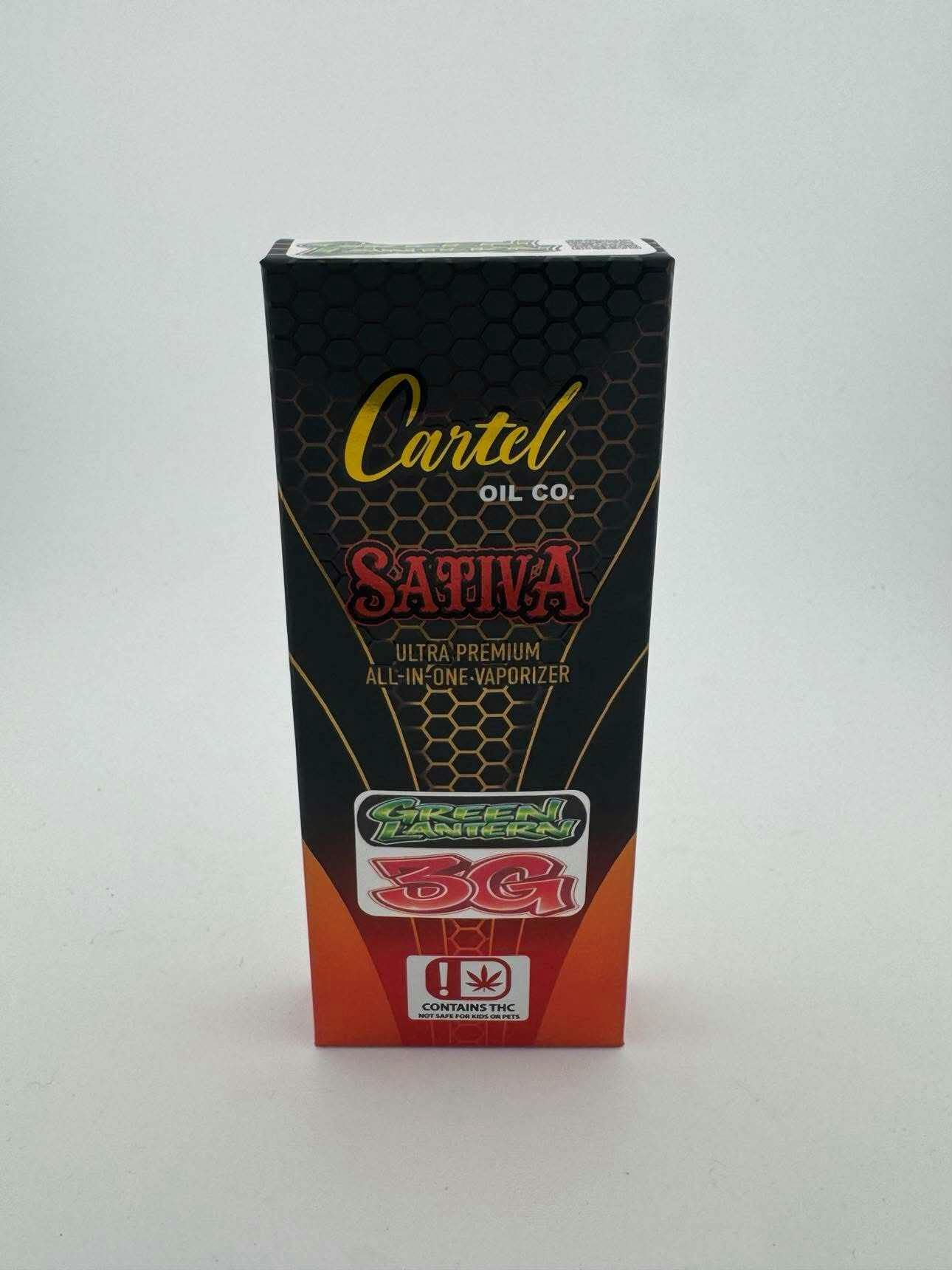 Cartel Oil Co - Disposable - Distillate - Live Terps - Green Lantern - 3g
