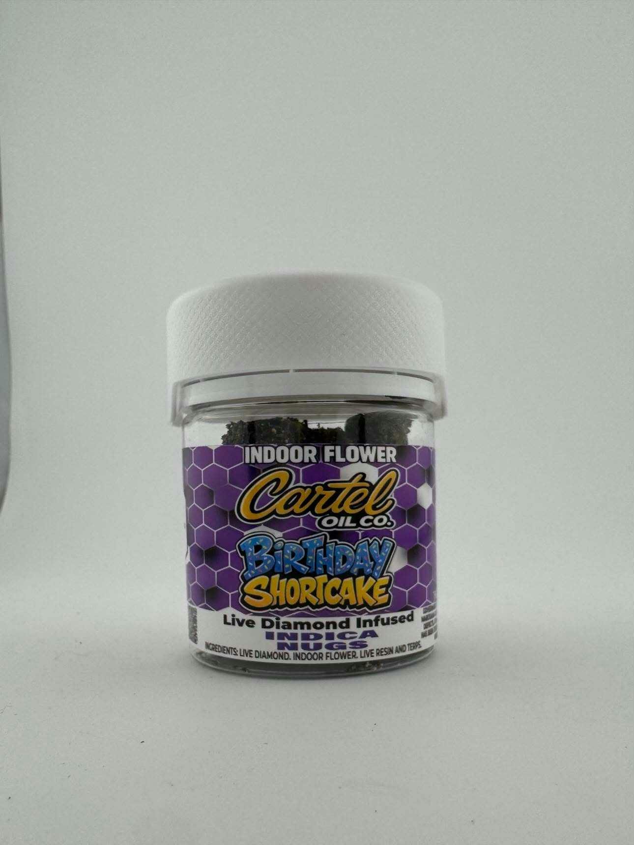 Cartel Oil Co - Live Diamond Infused Nugs - Birthday Shortcake - 7g