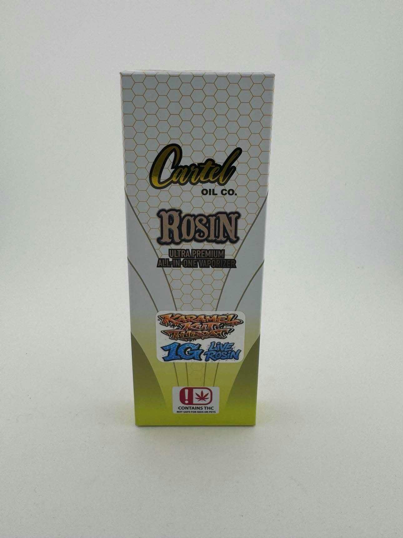 Cartel Oil Co - Disposable - Live Rosin - Hybrid - Karamel Kut Throat - 1g