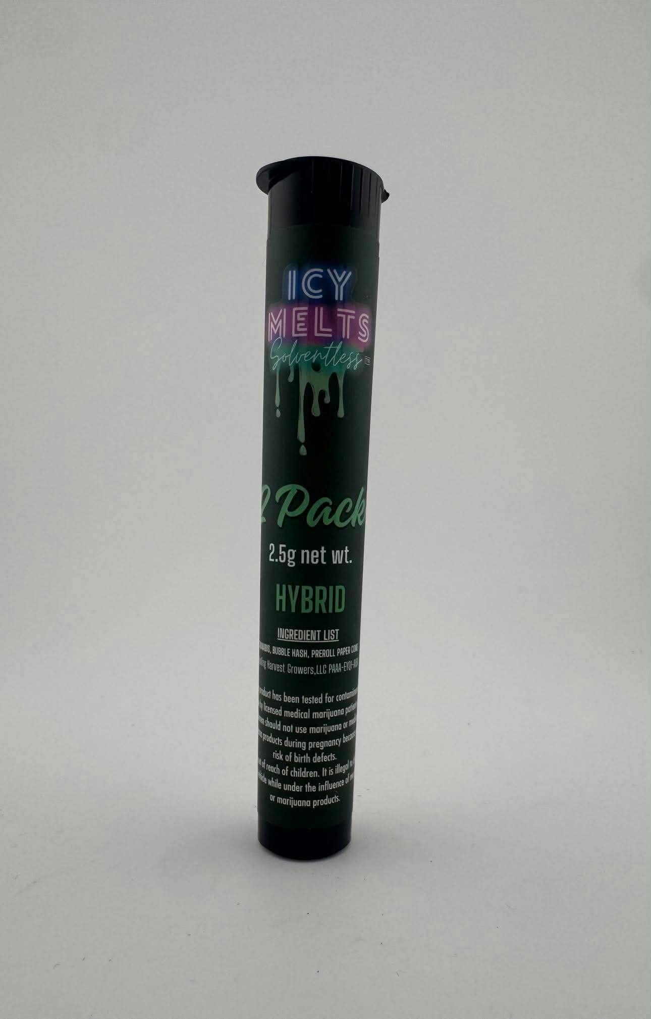 ICYCLES - 2Pack Bubble Hash Infused Pre-Roll - Subzero 2.5g