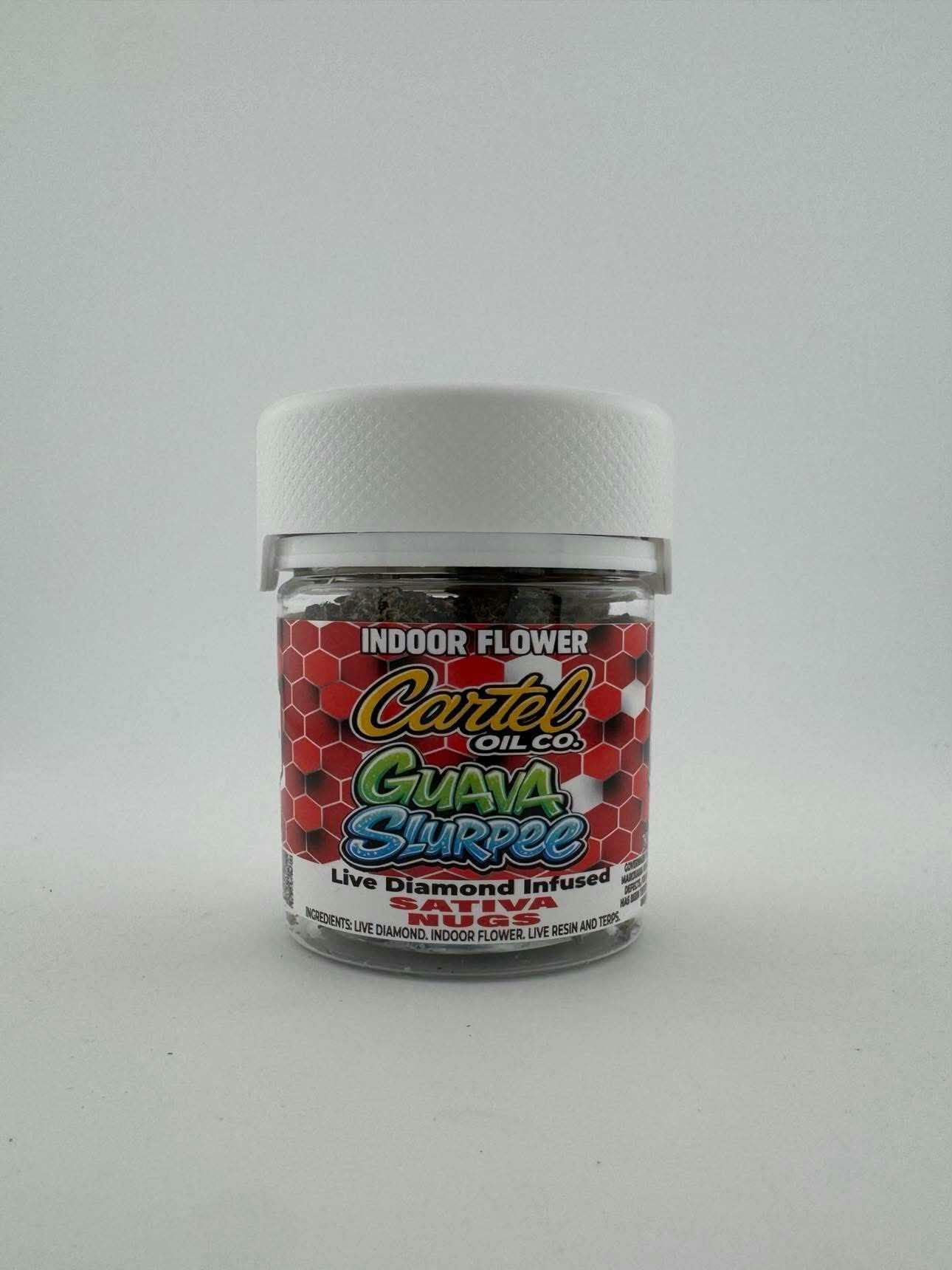 Cartel Oil Co - Live Diamond Infused Nugs - Guava Slurpee - 7g