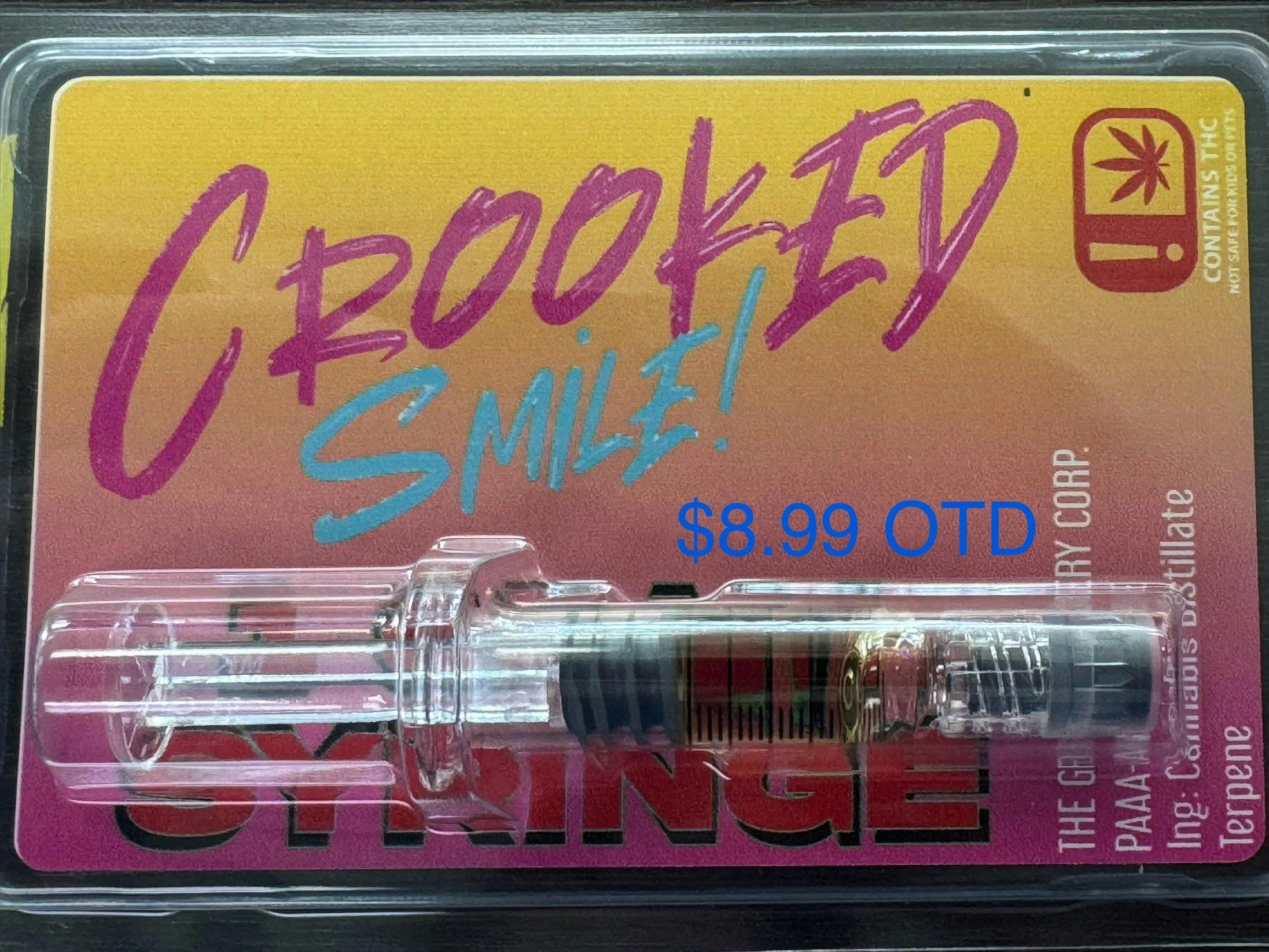CROOKED SMILE SYRINGE 1G - RASPBERRY LEMONADE (I)