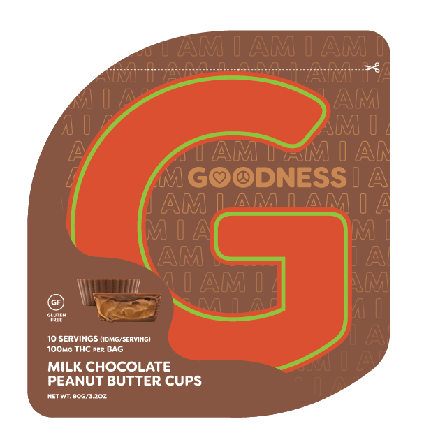 I Am Goodness | Milk Chocolate Peanut Butter Cups | 10 Pack