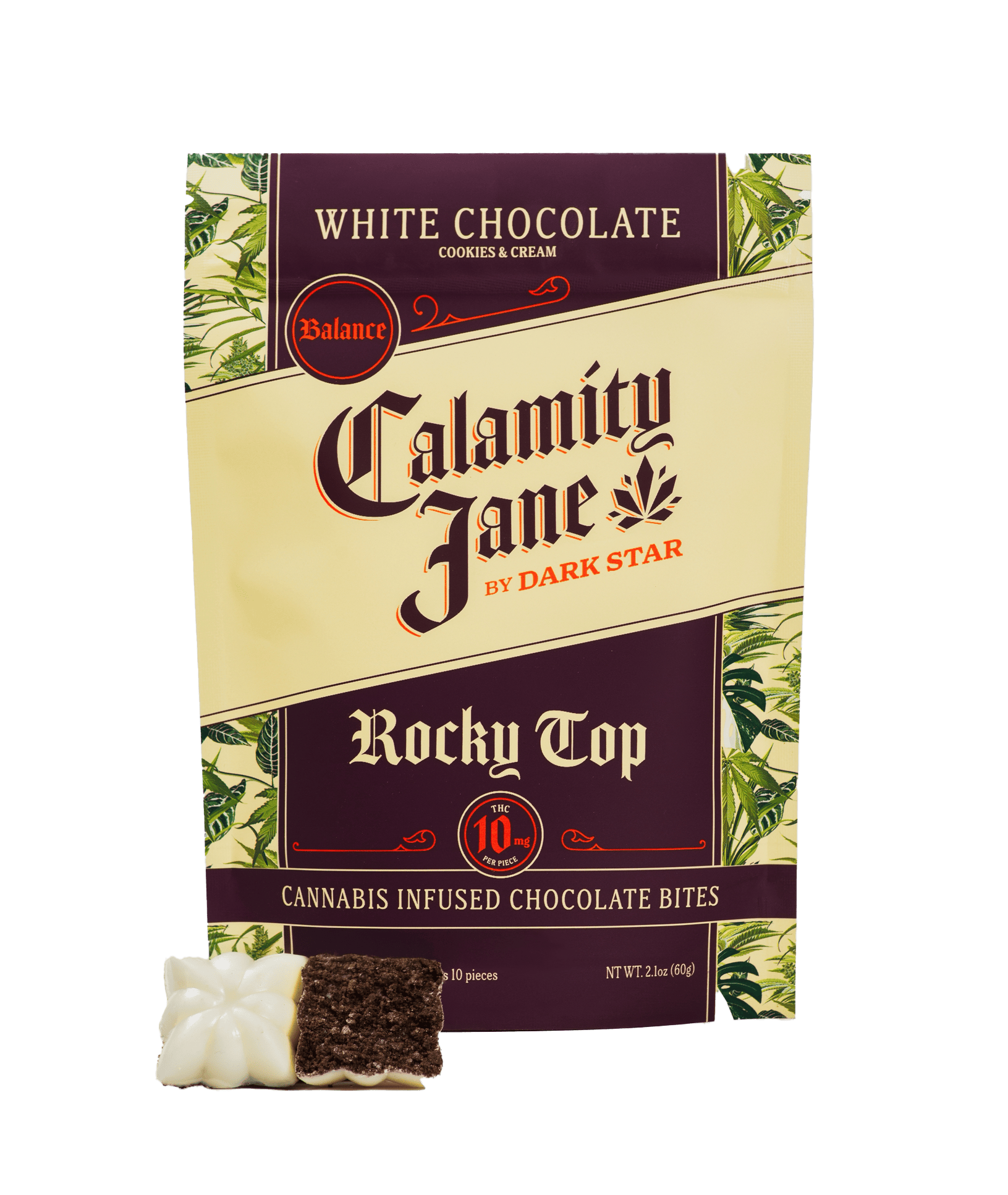Calamity Jane | Balance "Rocky Top" White Chocolate Cookies & Cream Bites