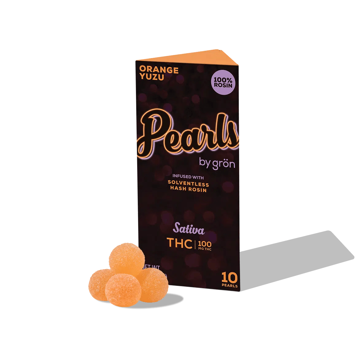 Orange Yuzu Pearls - OR by Grön Edibles