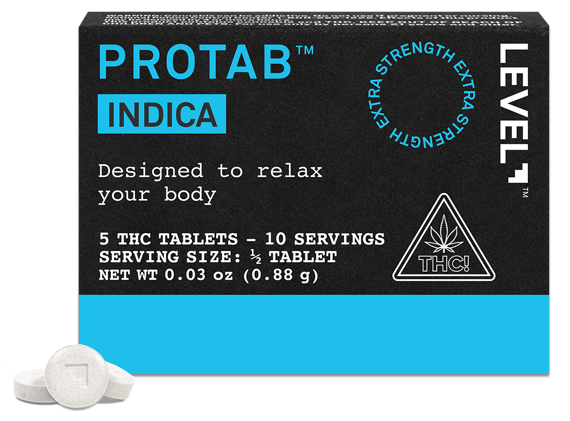 PROTAB | Indica Tablets | 100mg | 5ct | 20mg/ea at Riverbend Dispensary