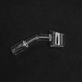 45 degree | 2mm Thick Quartz Banger | 14mm Male