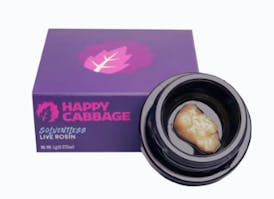 Happy Cabbage BLOX - Grape Bubblegum 1g Live Rosin Batter - 69.10% THC - Hybrid