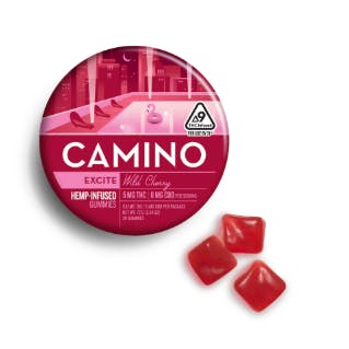CAMINO | EDIBLE | 100MG - 5:5:5 | EXHILERATE - WILD CHERRY