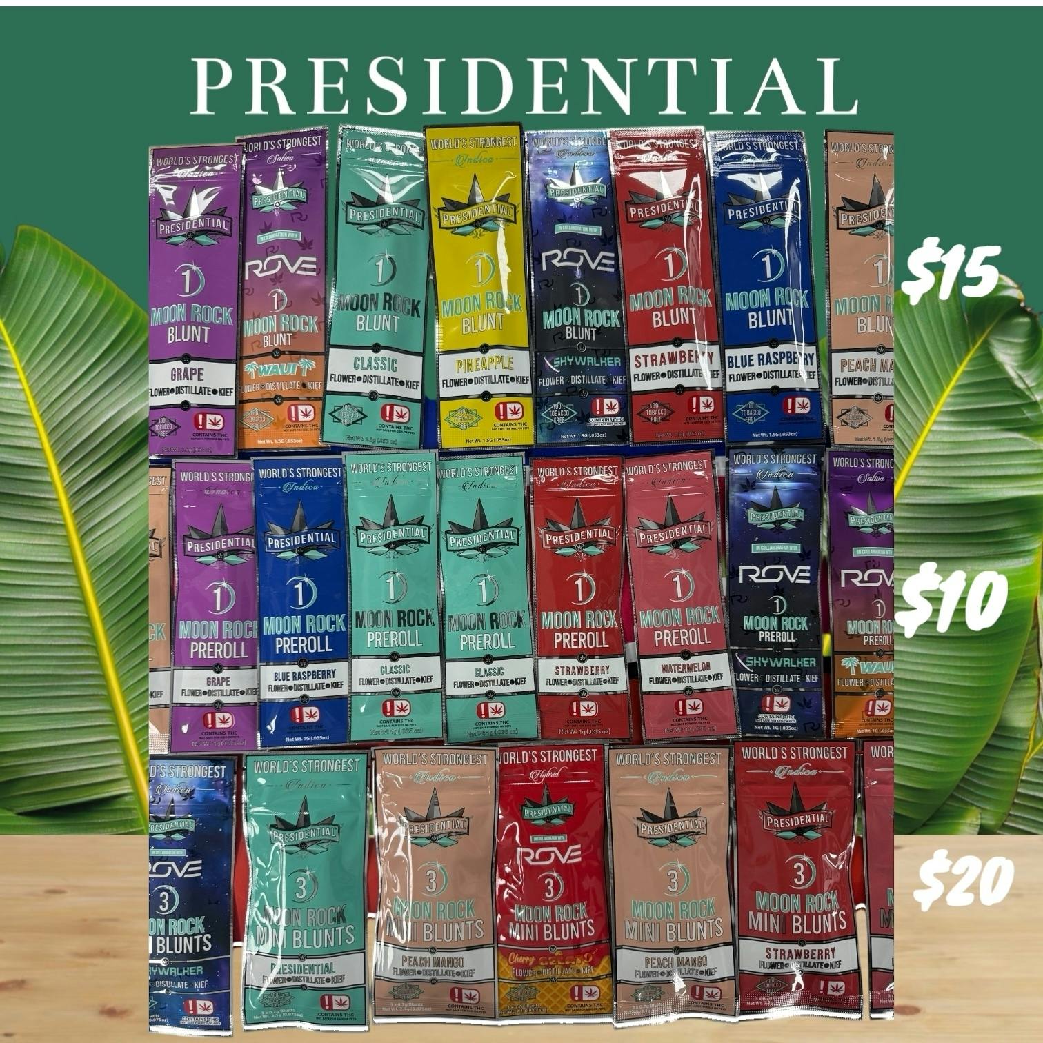 Presidential | Grape Moon Rock | Infused Joint | 1g by Presidential