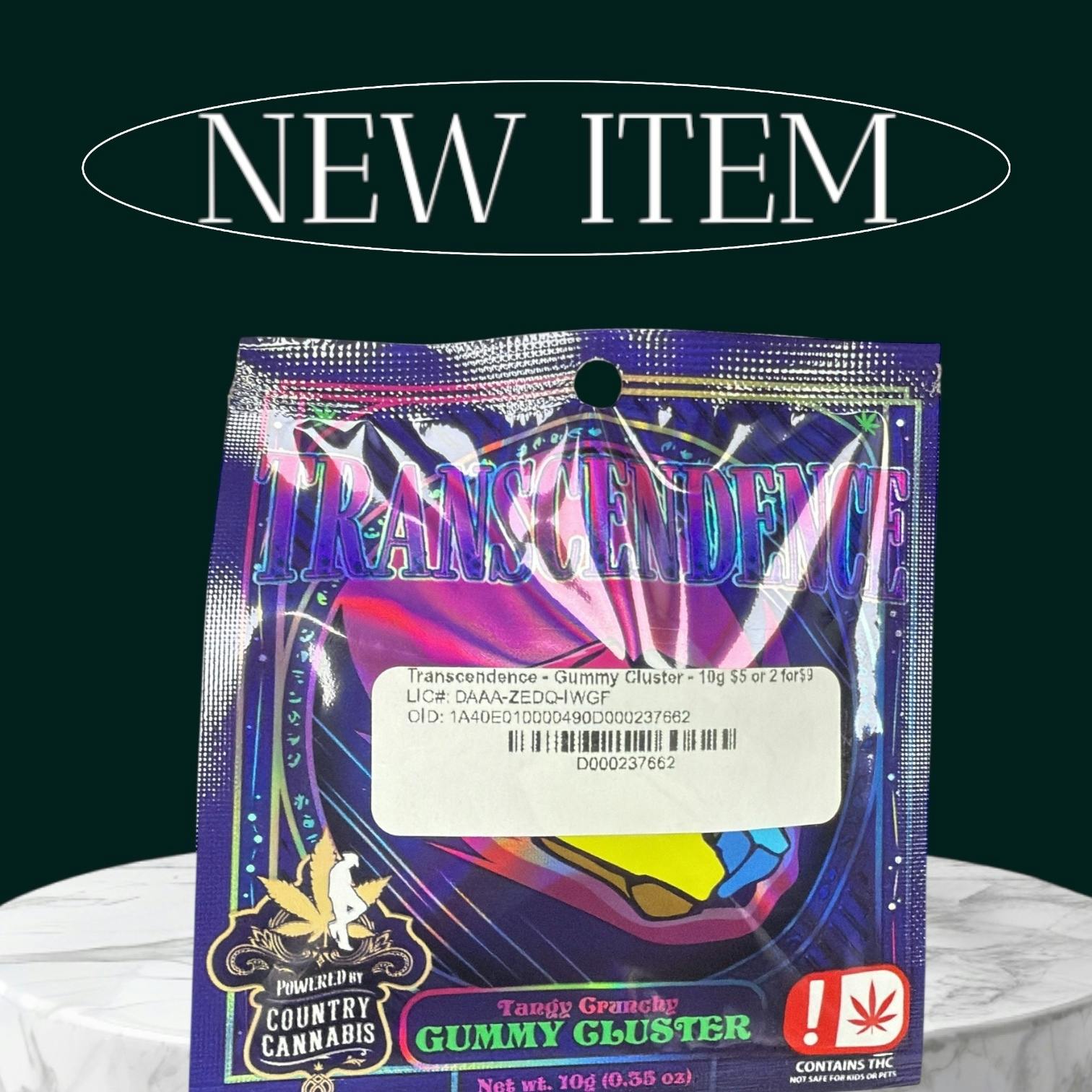 Gummie Cluster | Transcendence | Single | 100 MG