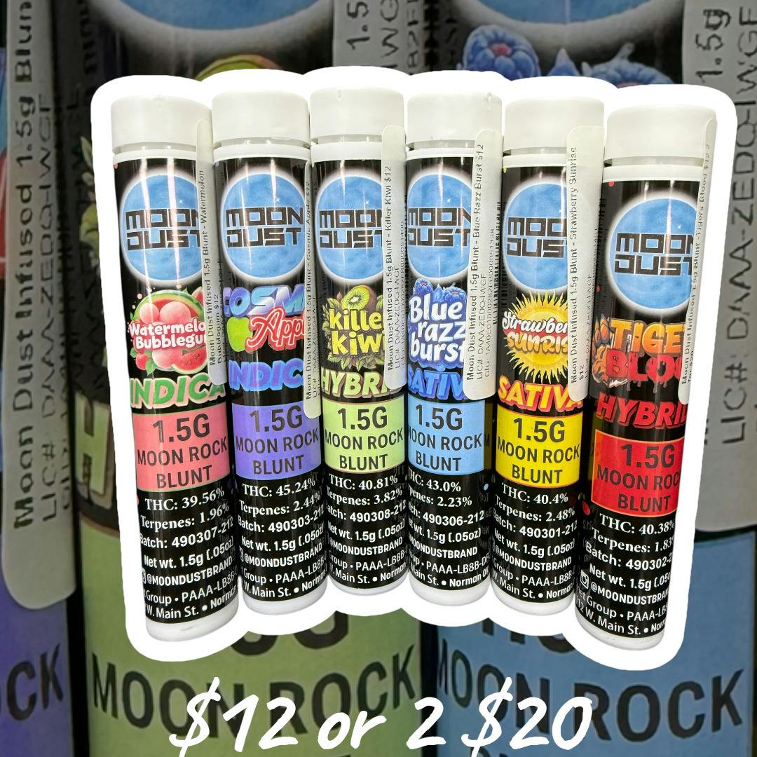 Moon Rock | Tigers Blood | Infused Blunt | 1.5g by MOON DUST