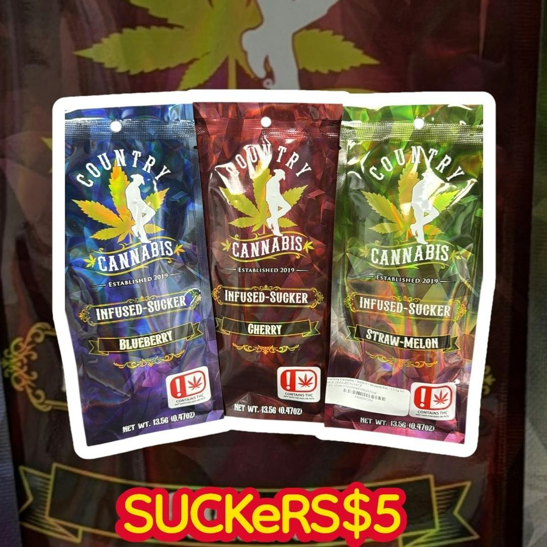 Country Cannabis - Sucker - Blueberry - Blueberry - 13.5g