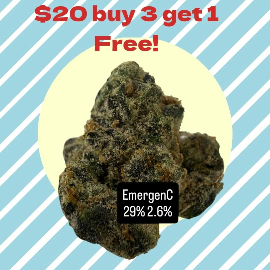 WM- EMERGENC - 3.5g $15 BUY 3 GET 1 FREE!