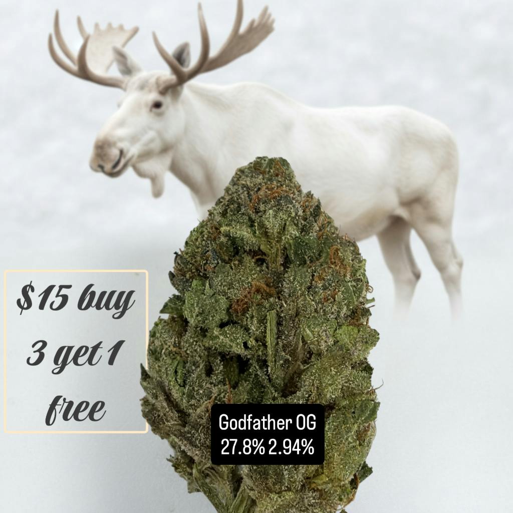 WM- Godfather OG - 3.5g $15 buy 3 get 1 Free!