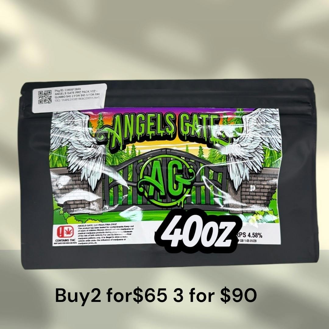 ANGELS GATE 1OZ - BLACK RUNTZ $40 2 FOR $65 3 FOR $90
