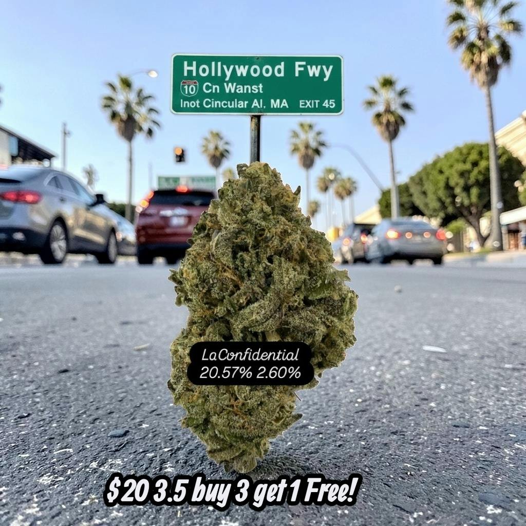 EIGHTHS - LA CONFIDENTIAL 3.5g $20 buy 3 get 1 free