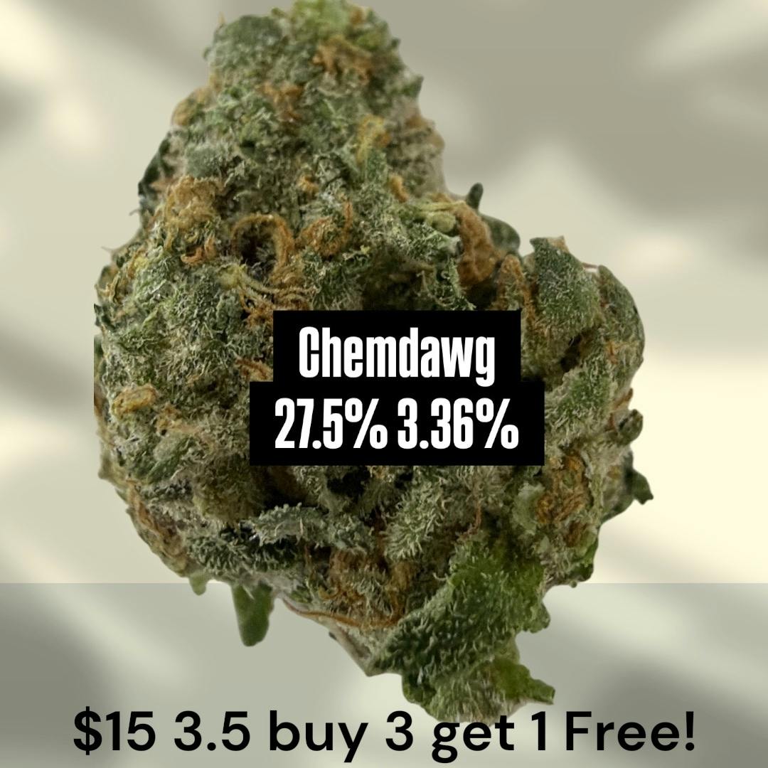 WM - Chem Dawg - Chem Dawg - 3.5g $15 buy 3 get 1 Free!