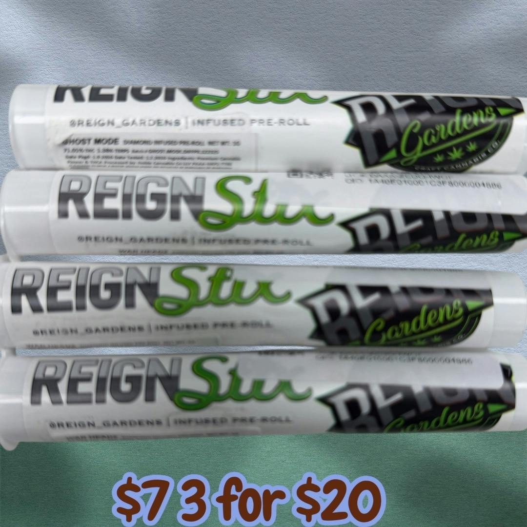 RED HOTZ Diamond Infused Pre Rolls $7 3 FOR $20