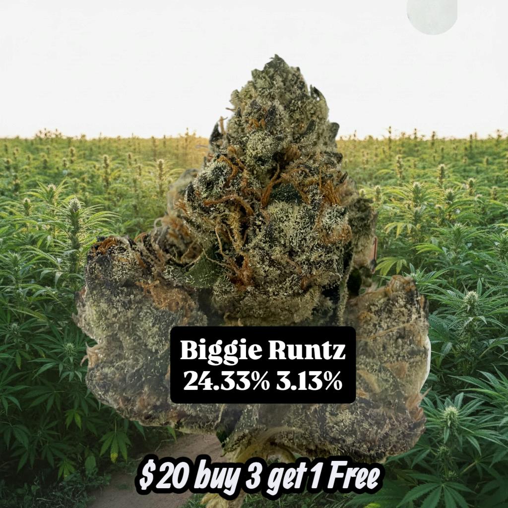 3.5G UNIT - BIGGIE RUNTZ - 3.5g $20 buy 3 get 1 Free!