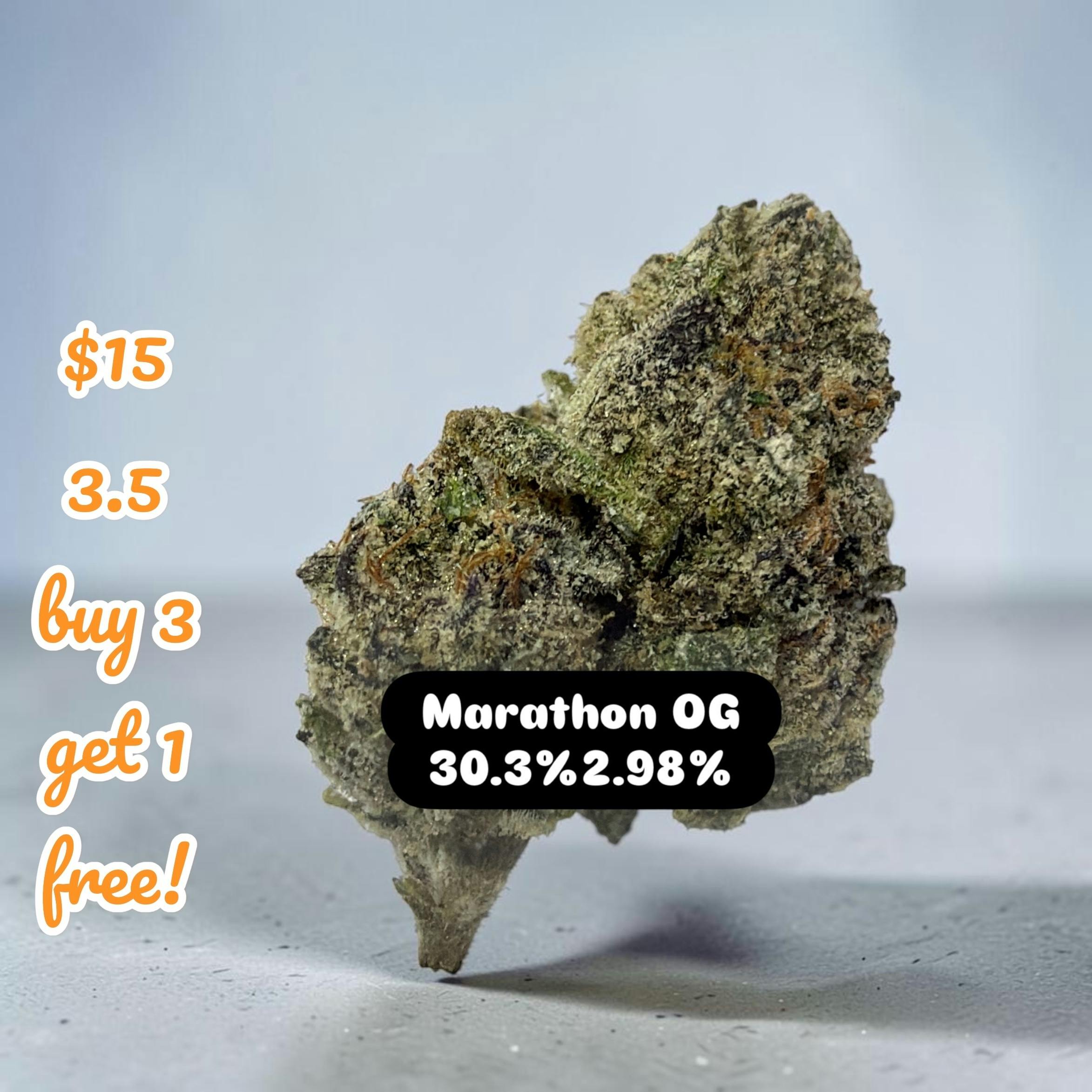 WM- Marathon OG - Marathon OG - 3.5g $15 BUY 3 GET 1 FREE!