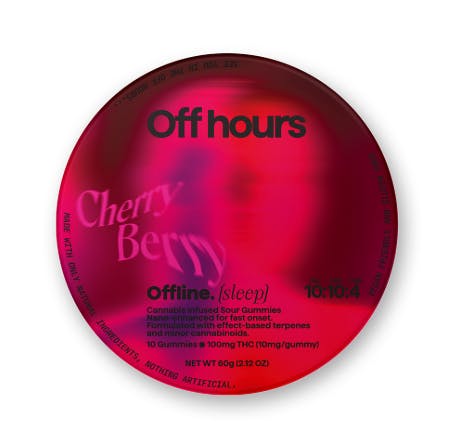 Offline | 10:10:4 Cherry Berry | Rosin Edibles | 100mg | 10pk | 10mg/ea