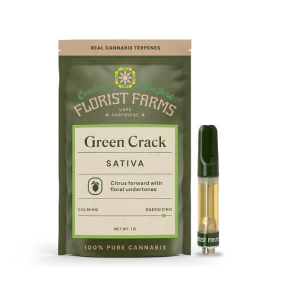 Florist Farms | Green Crack | Cartridge | 1g by Florist Farms