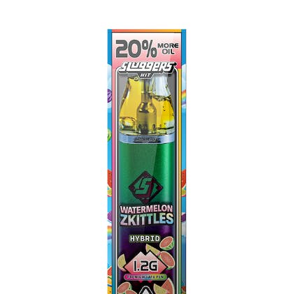 Sluggers - AIO Vape - 1.2g - Watermelon Zkittles by Sluggers Hit
