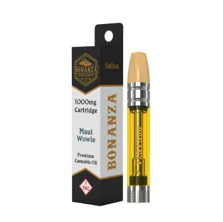 1000 MG Cartridge Maui Wowie by Bonanza Cannabis Company