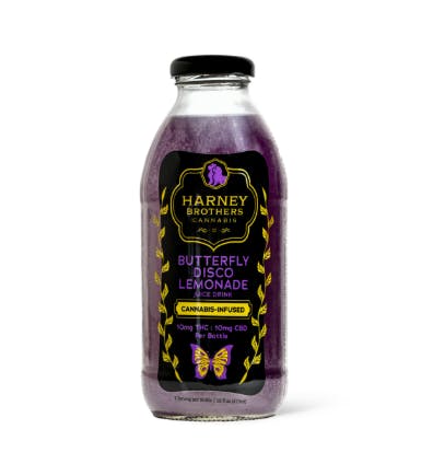 BUTTERFLY DISCO LEMONADE - 1:1 THC/CBD - 10MG BOTTLE
