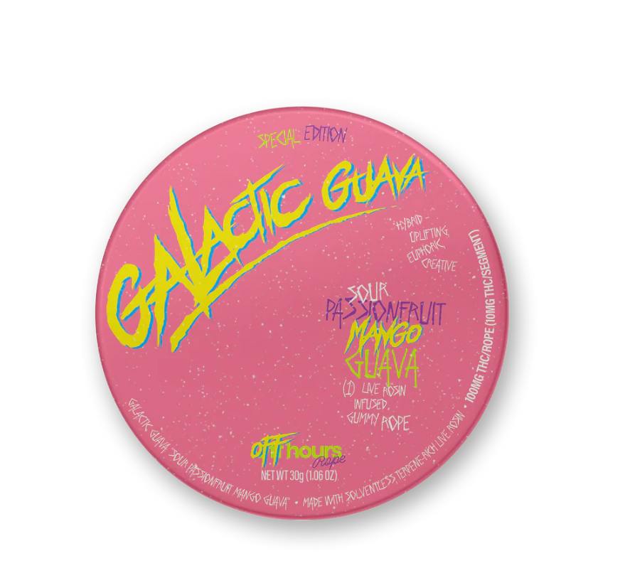 Galactic Guava | Passionfruit Mango | Rosin Edibles | 100mg | 10ct | 10mg by Off Hours