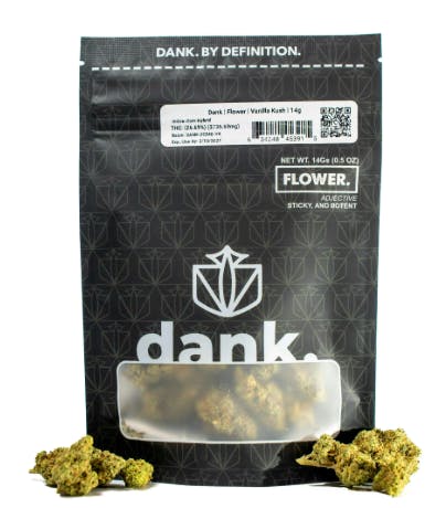 DANK - VANILLA KUSH - FLOWER - 14G