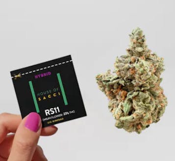 HOUSE OF SACCI - RS 11 - FLOWER - .7G at Ether Cannabis