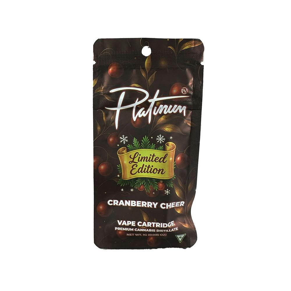 Platinum Vape | Cranberry Cheer | Cartridge | 1g