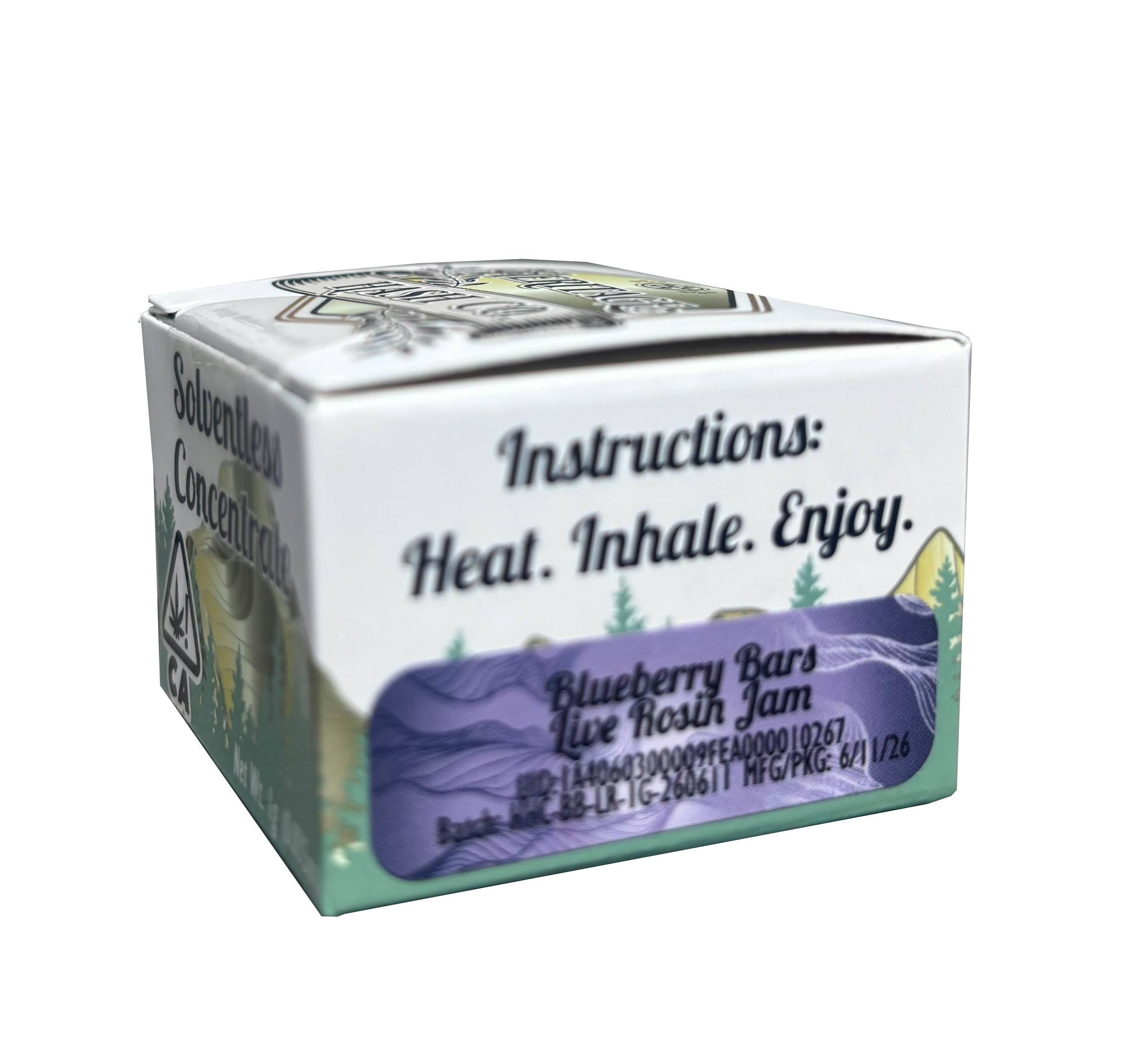 Heritage Hash Co.: Blueberry Bars