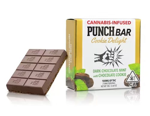 Punch | Dark Chocolate Mint Cookie Delight | Hybrid | PunchBar | 100mg