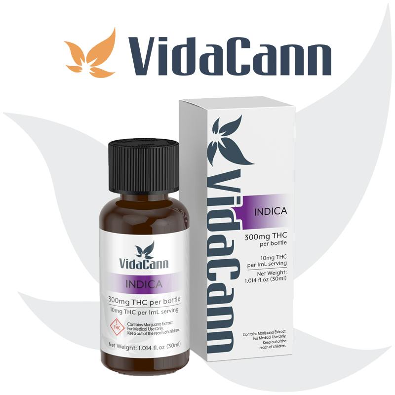 VidaCann | Tincture 300mg - Indica at VidaCann