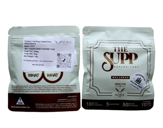 Noble Labs - The Supp Suppository - 50mg 5-pack at nar