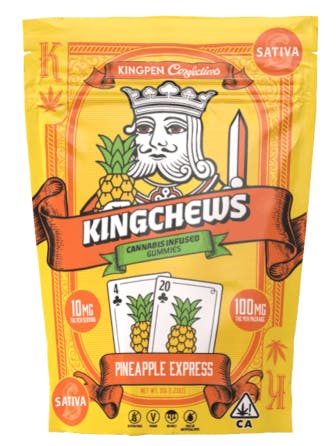 Kingchew | Pineapple Express Gummies | 10ct | 10mg/ea