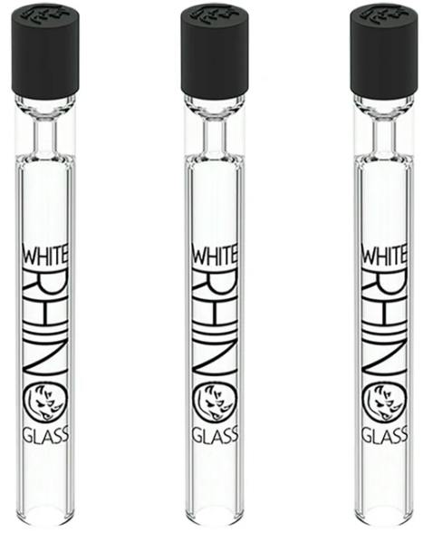 White Rhino Chillum w/ cap