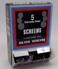Metal Pipe Screens (pack of 5) at Brothers Cannabis - Bath