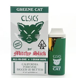 CLSICS - Greene Cat - Live Rosin All in One Vape - 1g